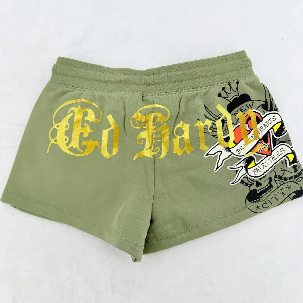 Ed Hardy Hoodie and Short Set (Size XS)